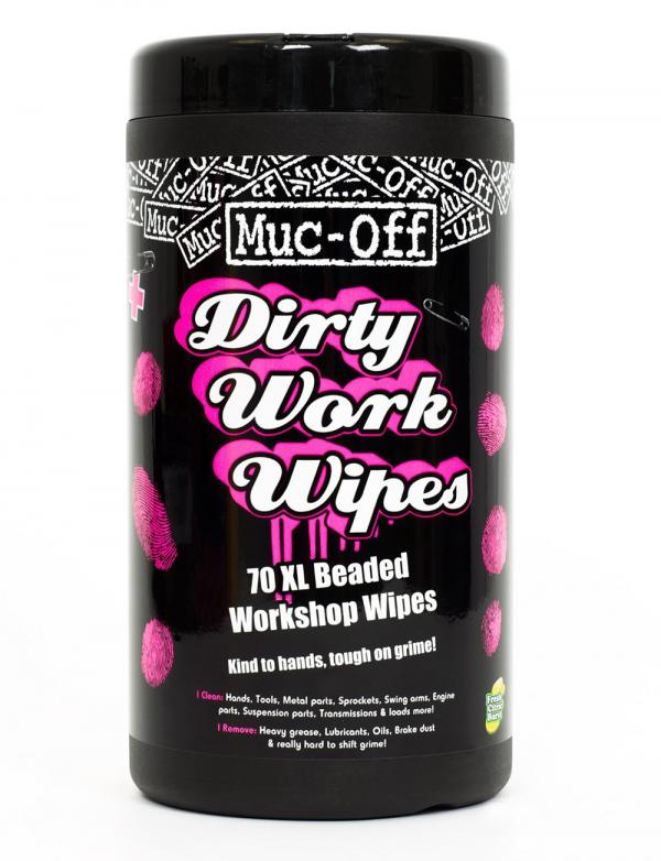  Muc-Off   Dirty Work Wipes, 70 .
